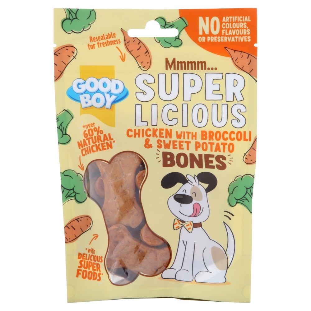 Good boy Super Licious Chicken with Broccoli & Sweet Potato Bones 100g