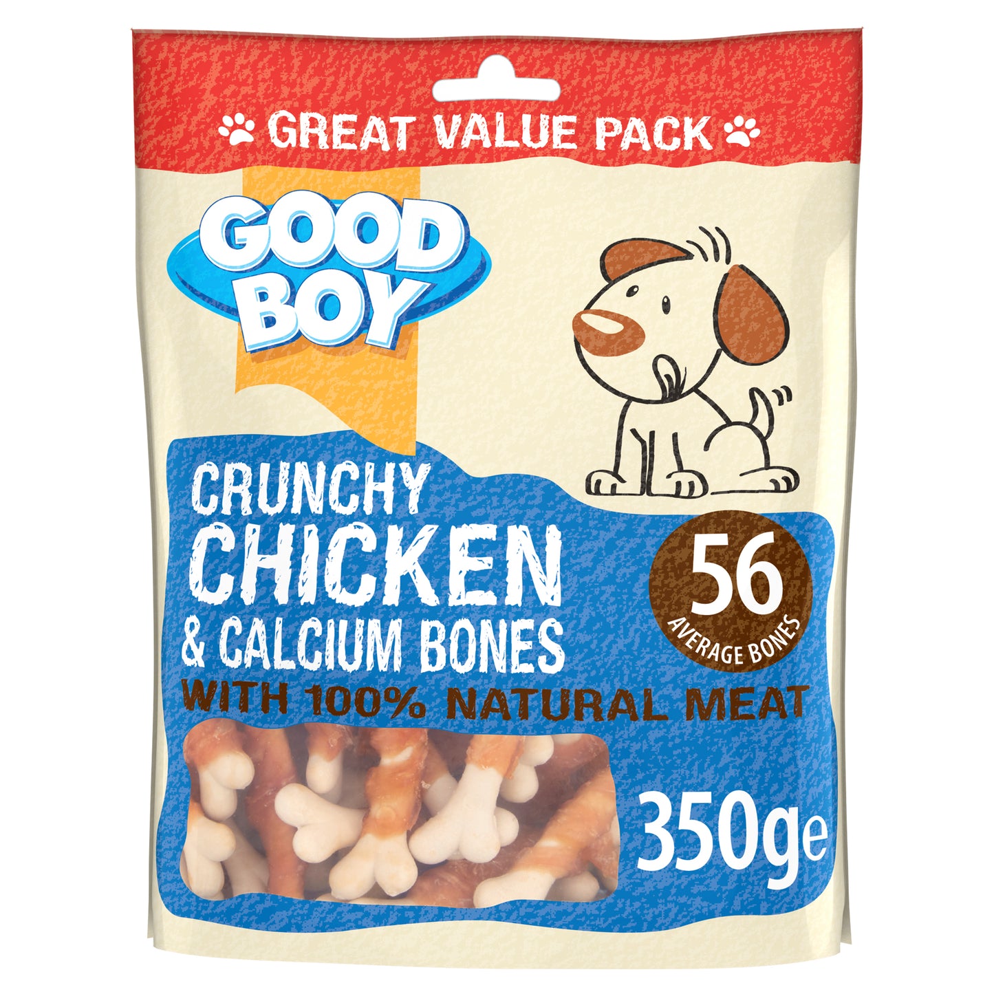 Good boy Chicken & Calcium Bones 350g Value Pack