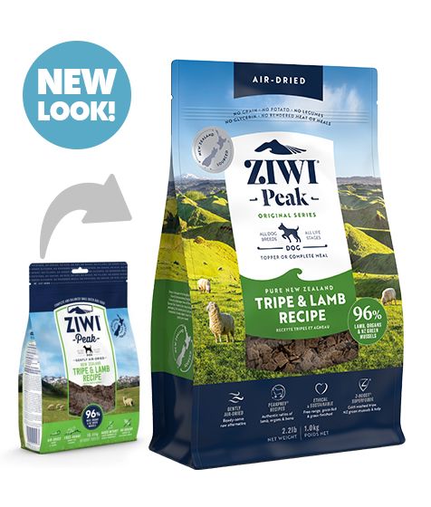 ZiwiPeak Air Dried Tripe & Lamb Dog Food 2.5 Kg