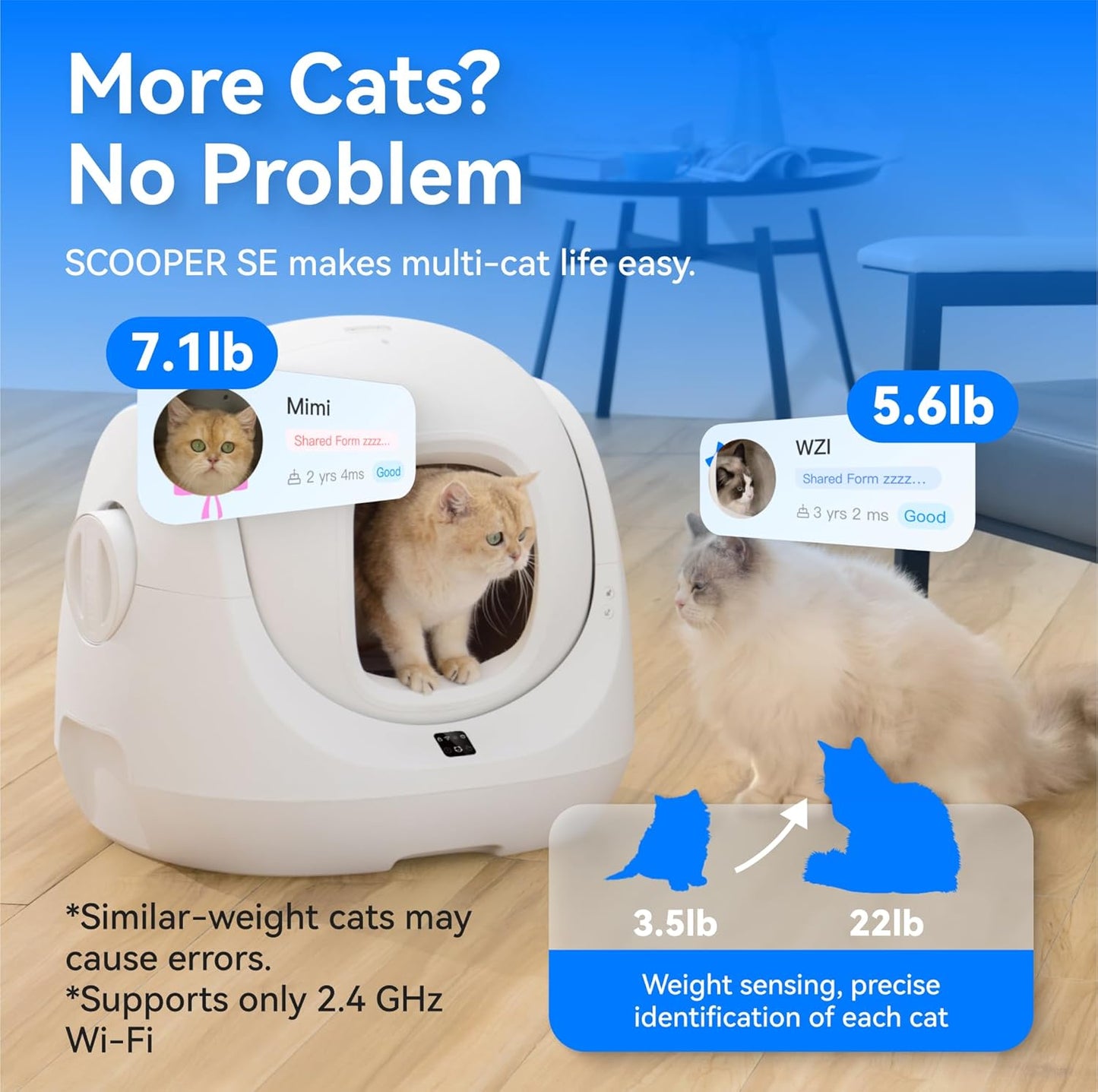 CATLINK Self Cleaning Litter Box, Pinch-free Safety Protection Automatic Litter Box