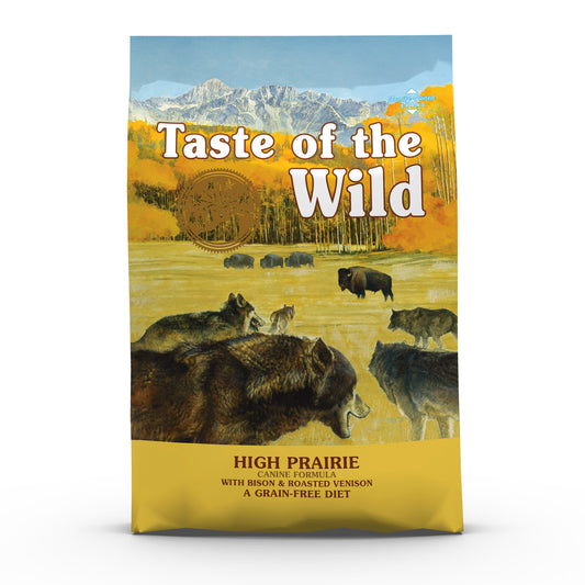 Taste Of The Wild Grain Free Premium High Protein Dry Dog Food High Prairie Adult Roasted Bison & Roasted Venison