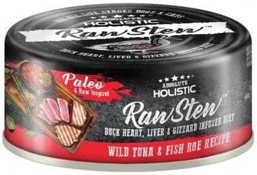 Absolute Holistic RawStew - Wild Tuna & Fish Roe Recipe 80g