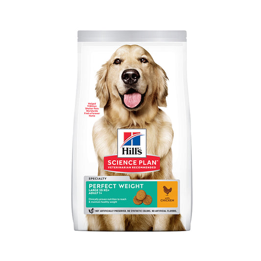 Hill’s Science Plan Perfect Weight Large Breed Adult Dog Food With Chicken