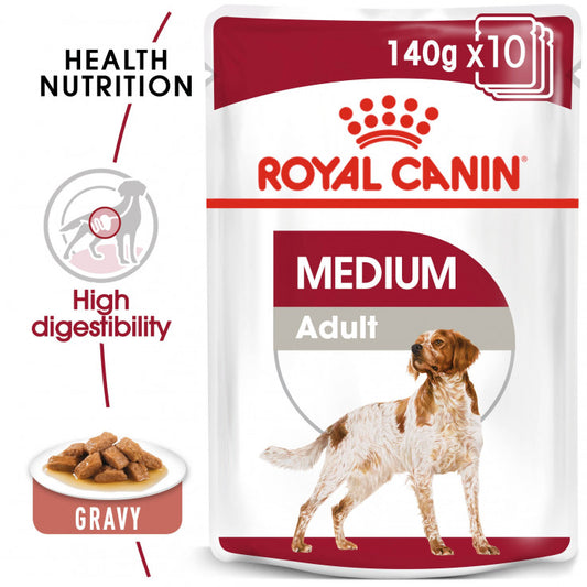 Royal Canin MEDIUM ADULT (WET FOOD - POUCHES)