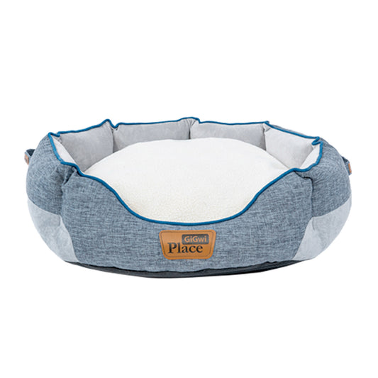 GiGwi Place Removable Cushion Luxury Dog Bed Round
