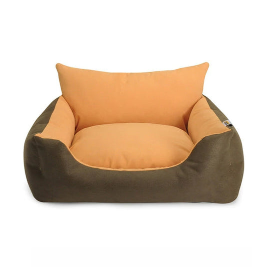 PREMIUM 2 Cuccia Sofa “MILANO” Verde-Giallo DOG BED