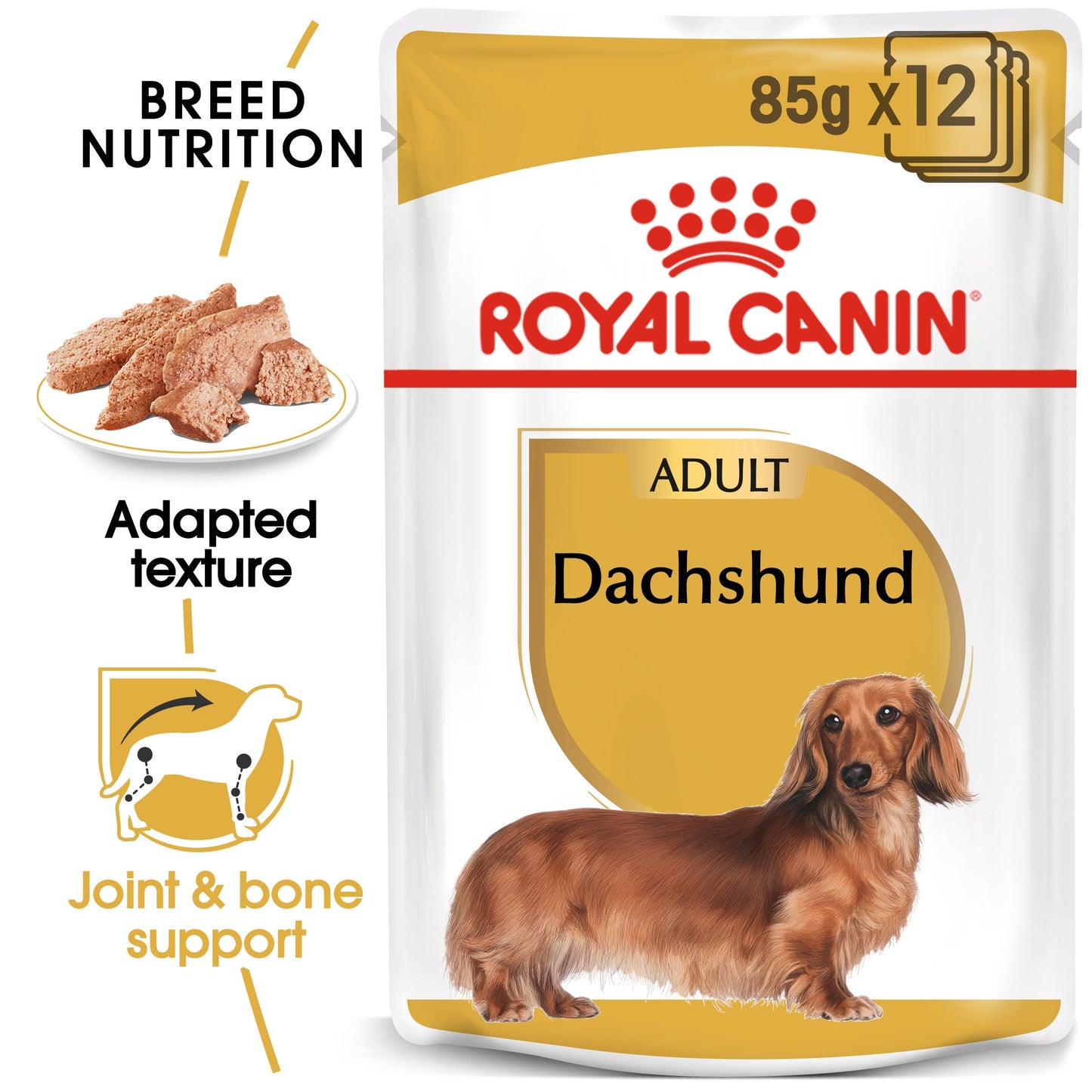 BREED HEALTH NUTRITION DACHSHUND ADULT (WET FOOD - POUCHES)